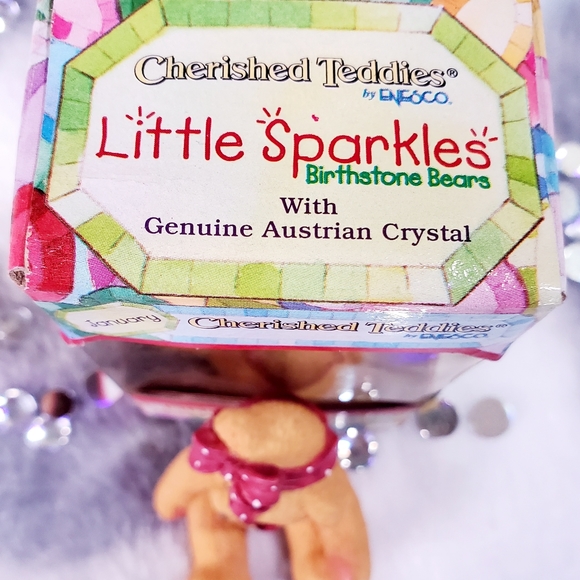 Cherished teddies 239730 January garnet birthstone - Picture 3 of 9